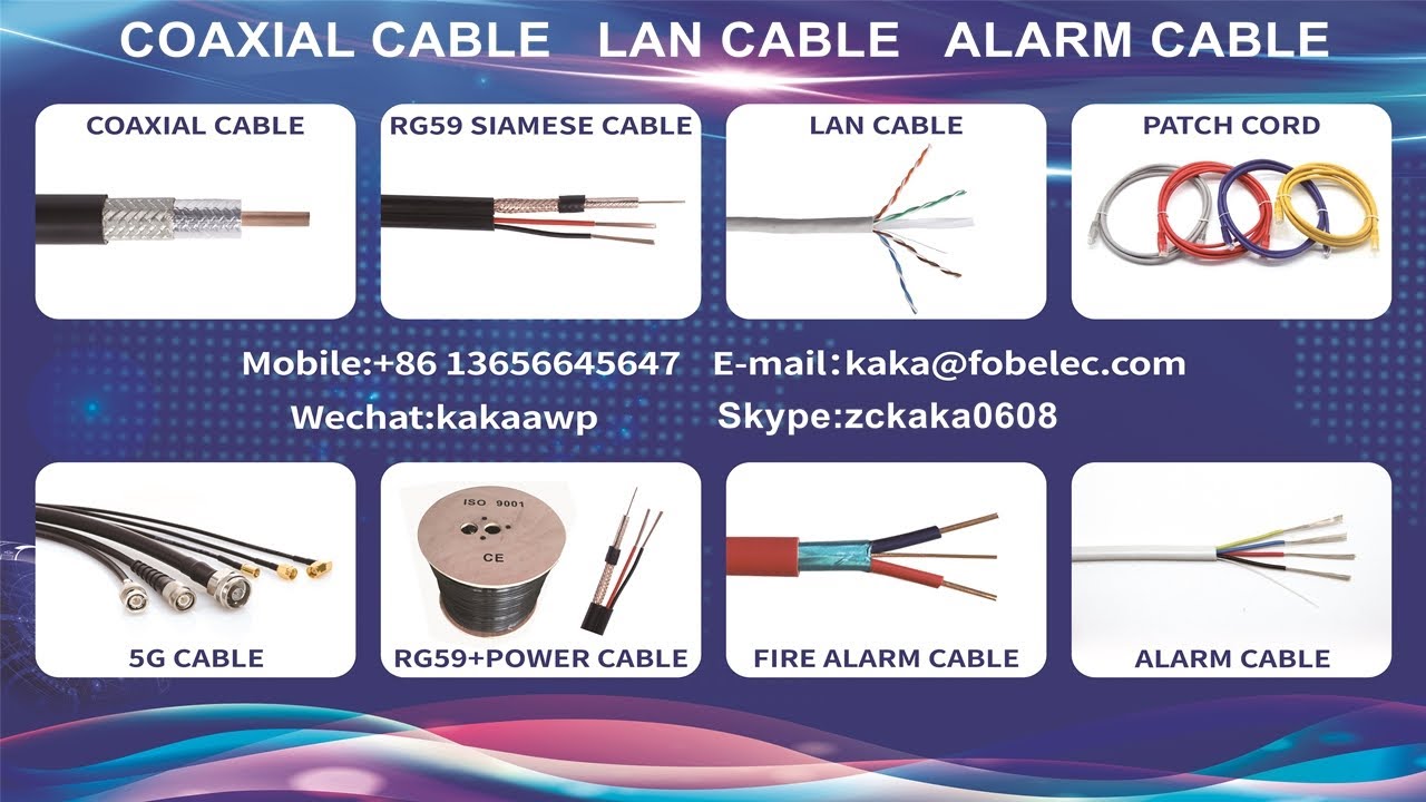 RG59 SIAMESE CABLE  UTP CAT6 CABLE