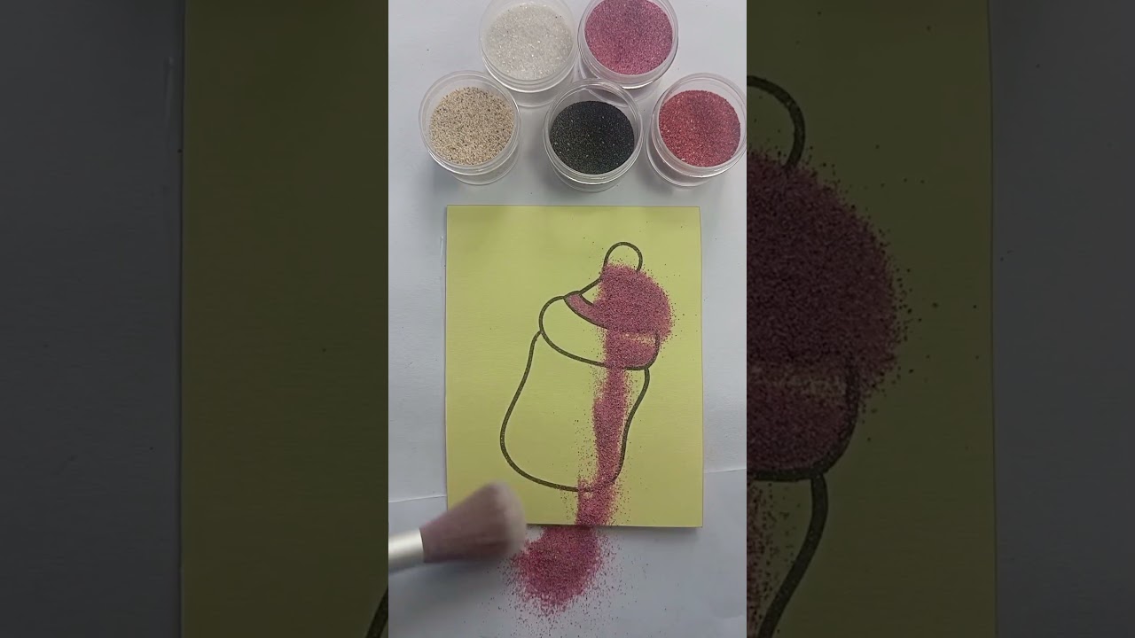 Песочная Бутылка для Рисования Малыш 