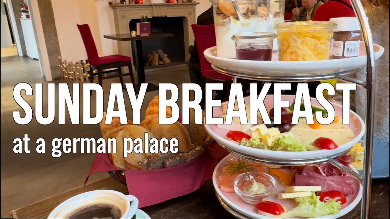 What We Ate at a German Palace 🏰🥐 Breakfast at Schloss Benrath