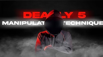 Become A MASTER MANIPULATOR |5 DARK Manipulation techniques| Watch now.#youtube #millionairemindset