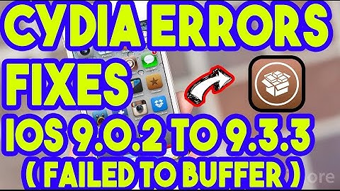 New Fix Cydia Errors While Installing Tweaks iOS 9.0.2 To 9.3.3 On iPhone/iPod/iPad