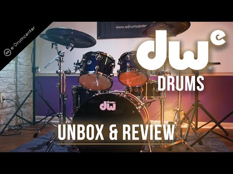 DWE♪【DVD＋CD＋Books＋Guide】 DW DWe 4pc Complete Electronic/Acoustic Drum Set Black