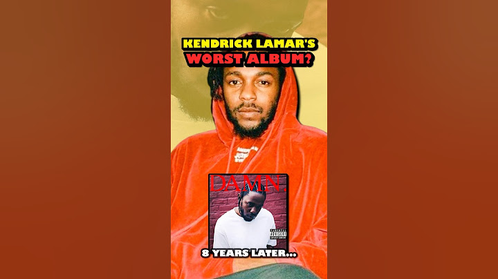 Kendrick Lamar’s WORST Album? (DAMN. 8 Year Anniversary)