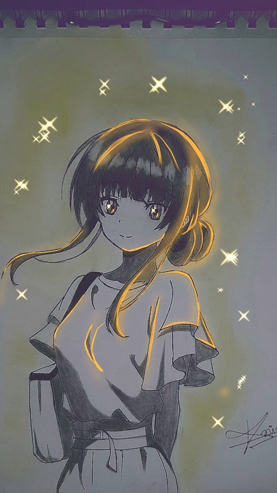 mahiru shiina sketch 🥰#shorts #art #glowart #drawing