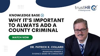 Why it's Important to Always Add a County Criminal