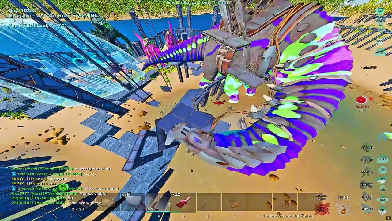 Hydra vs Cute   | 1 week in 2126 |   Ark AsA Official PvP