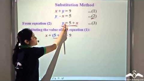 Substitution Method | Linear Equations | Class 9 | ICSE | CBSE