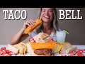 Huge Taco Bell MUKBANG + Grilled Cheese Burrito HACK!