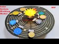 Solar system working model for science exhibition project   diy at home  craftpiller