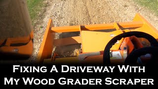 Driveway Repair With A Woods Grader Scraper (Land Plane) - #64 by Jared's Shop 25,281 views 2 years ago 22 minutes