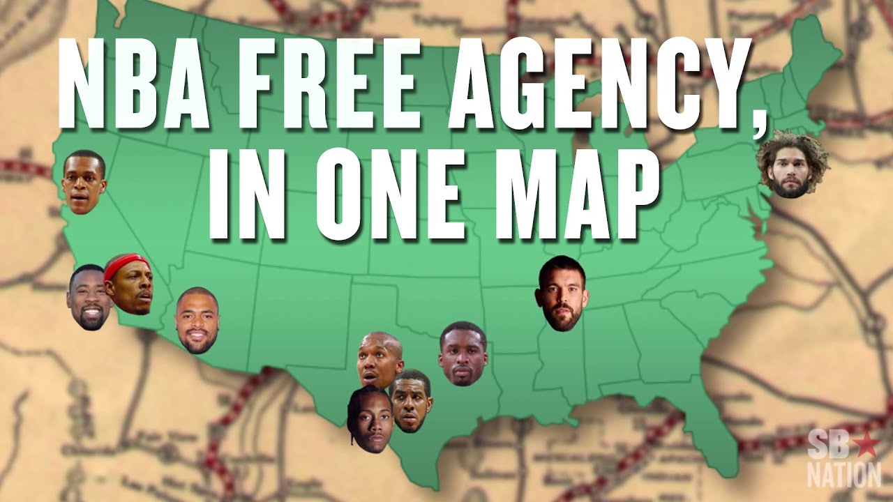 The most important NBA free agent signings, visualized YouTube