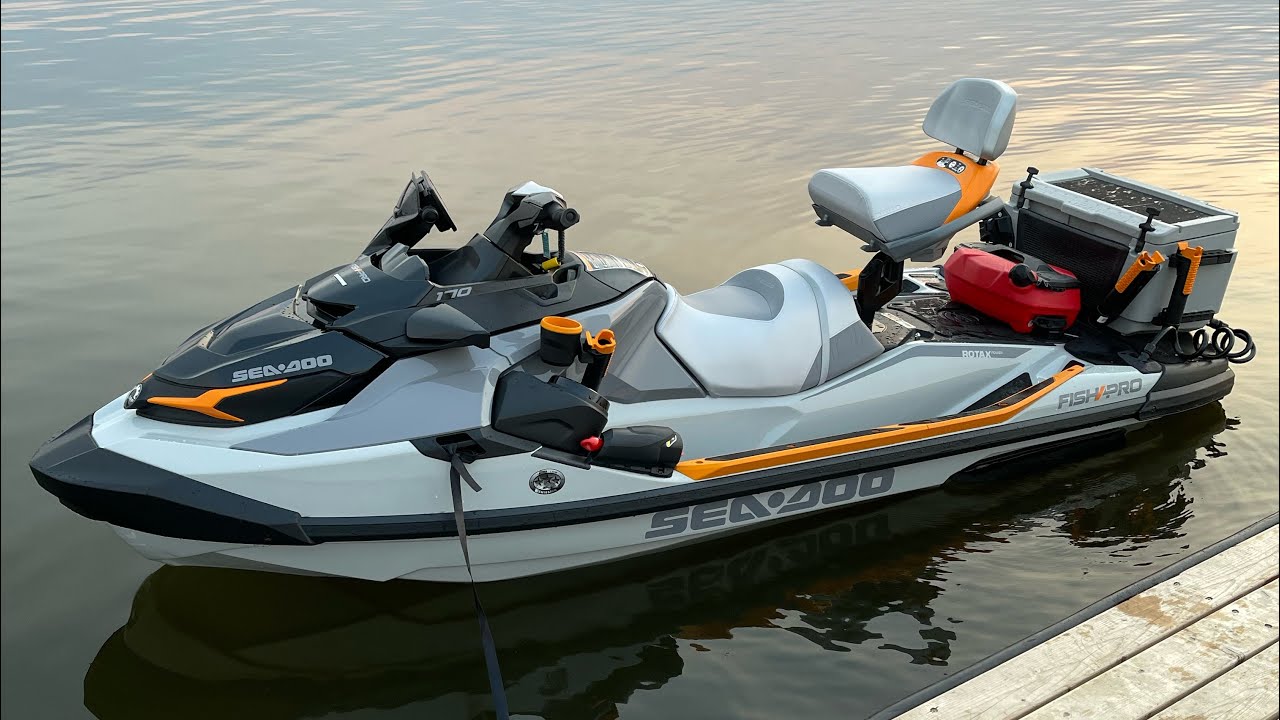 The new 2023 Sea Doo Fish Pro Trophy 