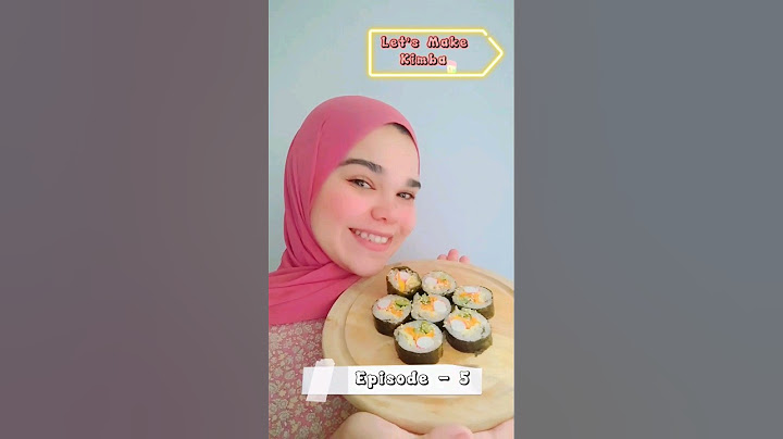 Let's Make Kimbap 😍🍣 يلا نعمل السوشي الكوري ( الكيمباب ) 🇰🇷♥️ #bts #kpop #love #recipes #kimbap #fyp