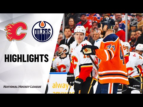 NHL Highlights | Flames @ Oilers 1/29 