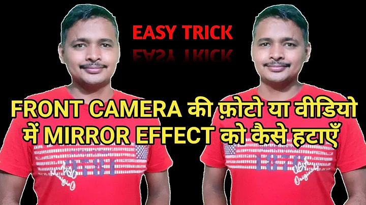 How to disable mirror effect from front camera