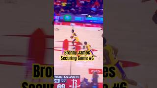 Bronny James and LeBron James are 1st Father &amp; Son in History to Win NBA Playoff Series #shorts