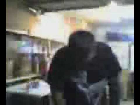 Hit in the face w/ beer can