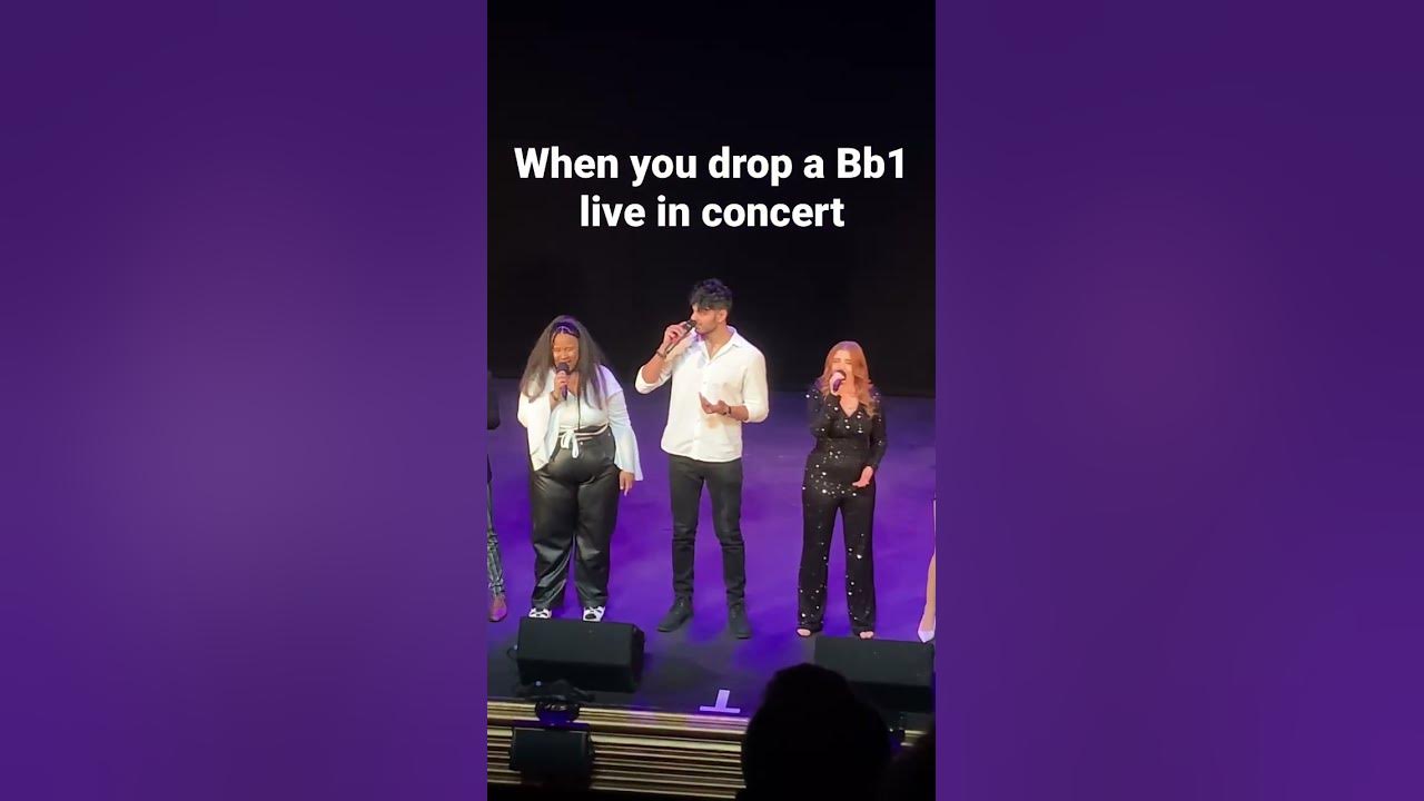 Dropping a MEGA low note LIVE in concert! #bass #harmony #subharmonics #icca #acappella #acapella
