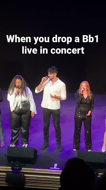 Dropping a MEGA low note LIVE in concert! #bass #harmony #subharmonics #icca #acappella #acapella