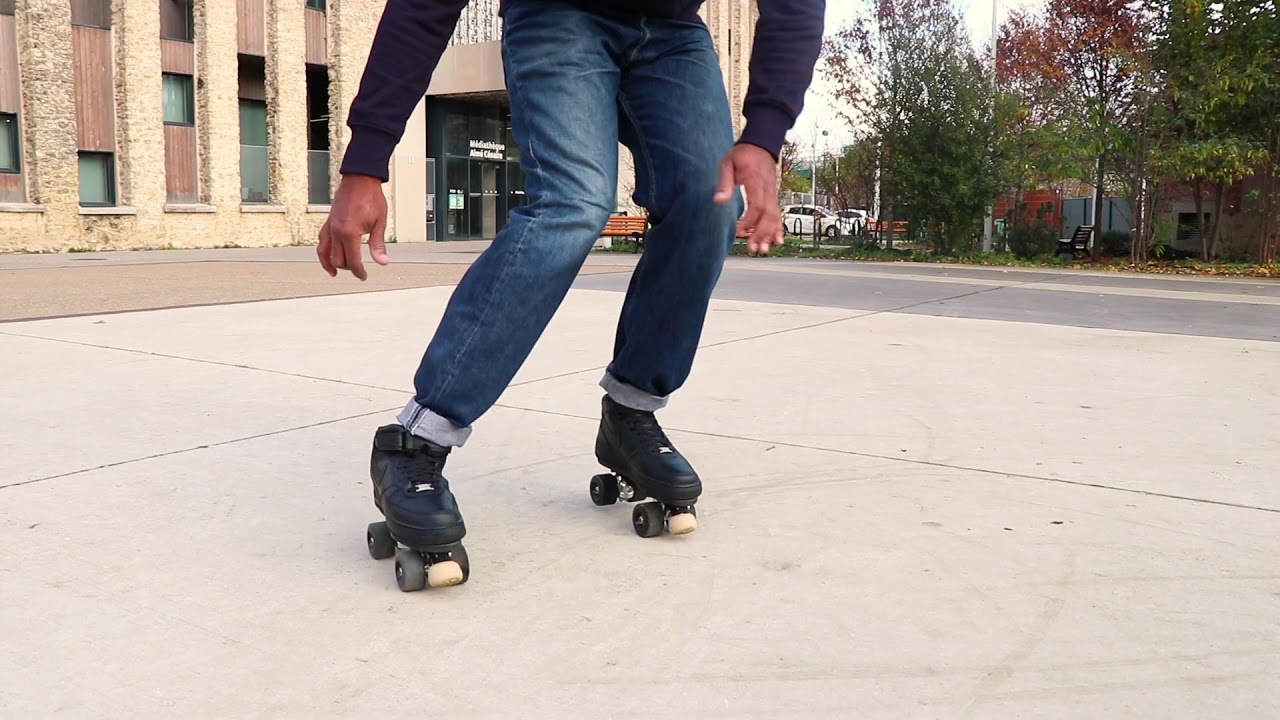 HOW TO BRAKE ON ROLLER SKATES? / PARALLEL YouTube