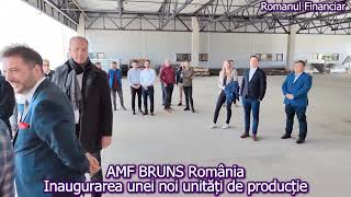 AMF BRUNS Romania inaugurare unitate noua de productie