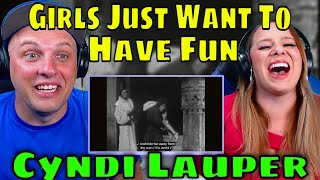 REACTION TO Cyndi Lauper - Girls Just Want To Have Fun (Official Video) THE WOLF HUNTERZ REACTIONS