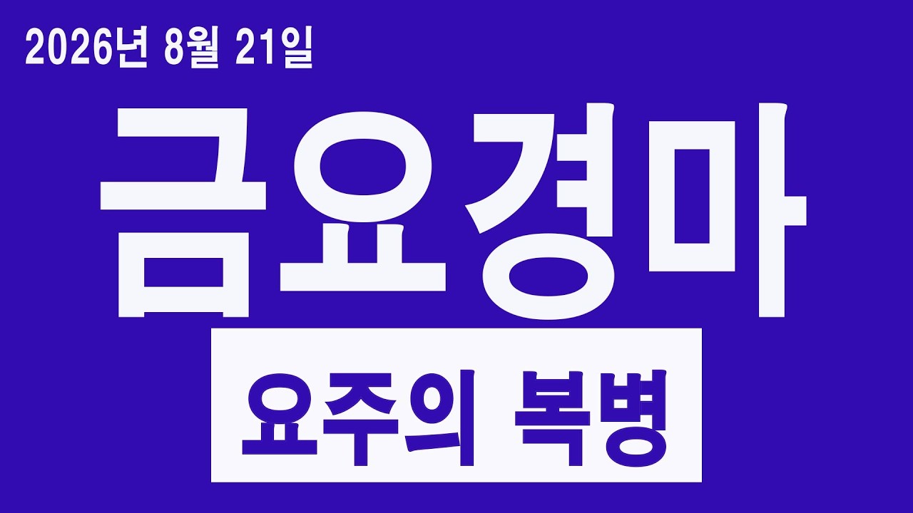 [경마 예상 방송 원석 경마] 2026년 8월 21일 금요일 부산경마, 제주경마 예상방송 3두 및 오늘의 요주의 복병!!!