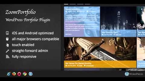 Preview ZoomFolio - WordPress Portfolio Plugin