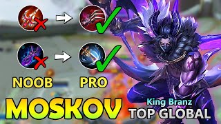 90% WINRATE!!MOSKOV BEST BUILD  TOP GLOBAL MOSKOV MOBILE LEGENDS