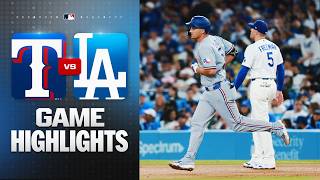 Rangers Vs. Dodgers Game Highlights 41026 Mlb Highlights