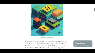 Understanding SQLAlchemy’s Declarative Base and Metadata in Python | Python Code Nemesis