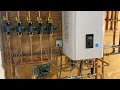 Oil to Gas Conversion - 5 Zone Wall Hung Combi Boiler & Water Heater System model NFC-200