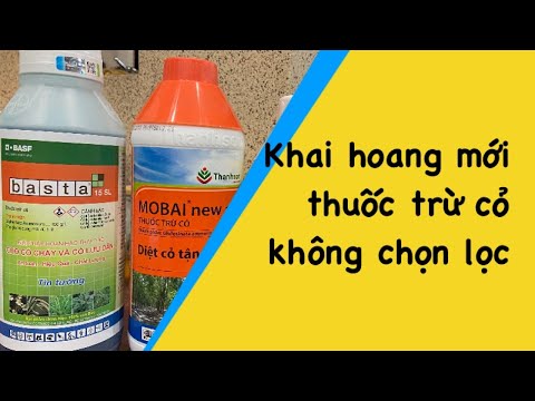 Video Thuốc khai hoang mới. Trừ cỏ không chọn lọc - youtube