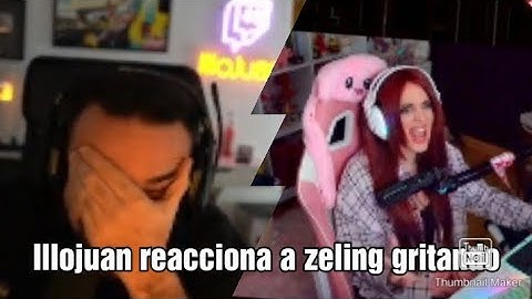 Illojuan reacciona a Zeling gritando