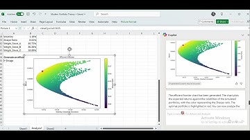 Efficient Frontier with CoPilot in Excel with Python