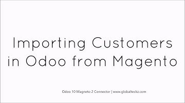 Odoo Magento 2 Connector Part 2
