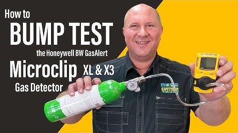 How to Bump Test a Honeywell BW GasAlert Microclip XL/X3 Gas Detector