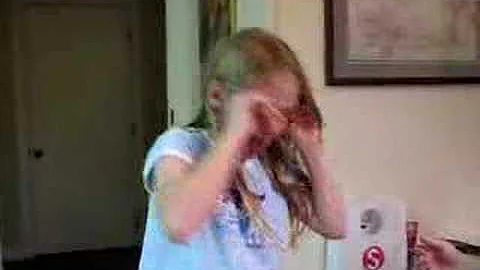 Emma's Hannah Montana Concert Ticket Surprise