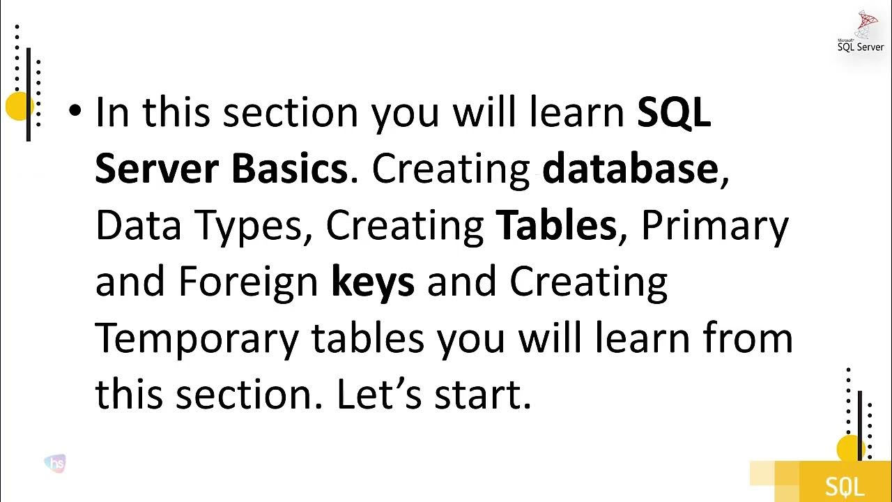 3a Section Introduction - YouTube