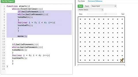 how to indent your code karel