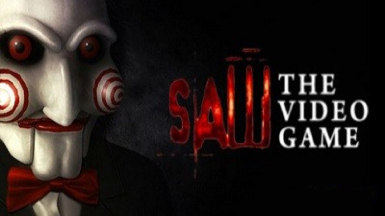 All saw games. Пила видео в телевизоре.