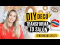 DECORACIÓN DIY : Transforma tu salón low cost | TENDENCIAS 2021