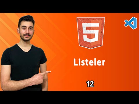 Video: HTML'de sıralı liste nedir?