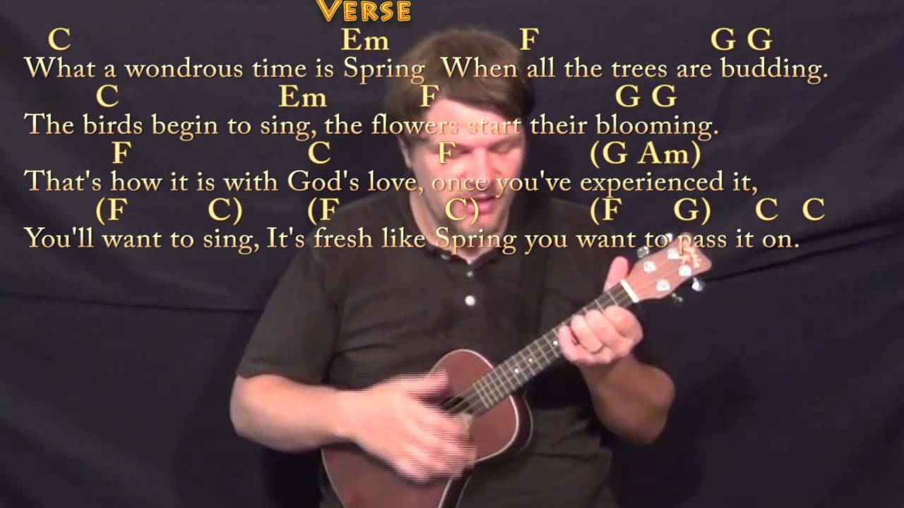 Pass It On (It Only Takes a Spark) Ukulele Cover Lesson with Chords ...