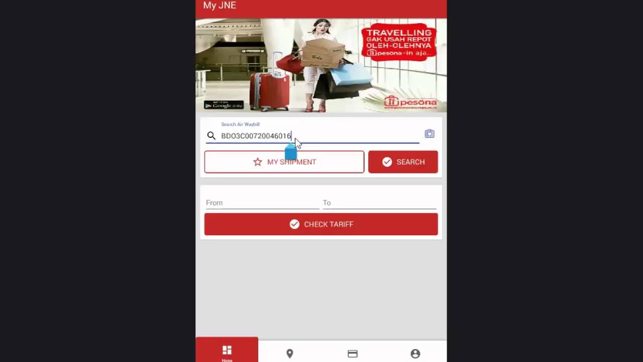 Cek Resi Jne Dengan Aplikasi My Jne Youtube