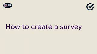 How to create a survey