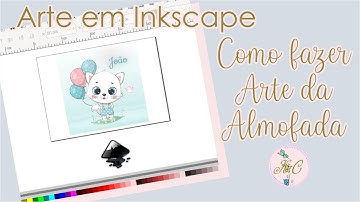 COMO FAZER A ARTE DE ALMOFADA NO INKSCAPE  | Sublimação