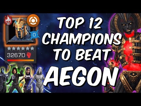 Top 12 Champions To Beat Aegon – Uncollected Tips & Tricks – Marvel Contest Of Champions