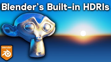 How to Use Blender’s Built In Sky HDRI Environments