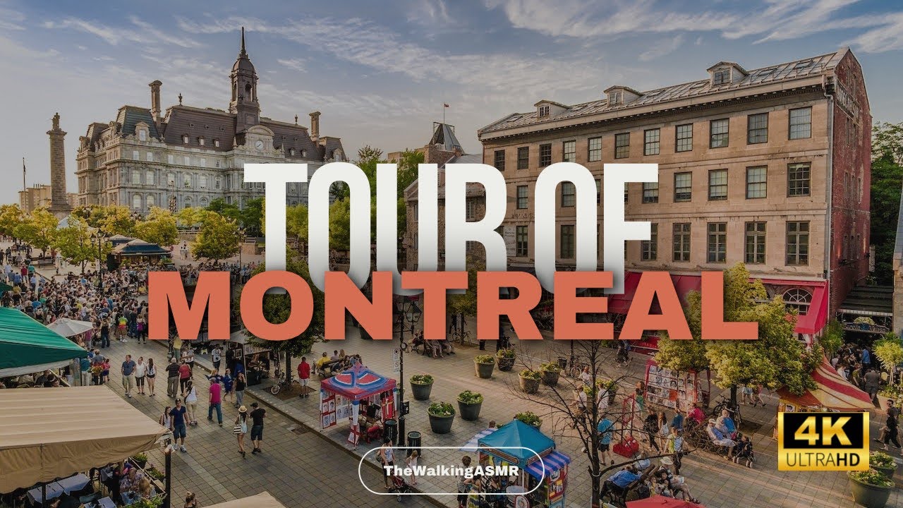 Montreal Quebec Canada - Walking Tour Guide - 4k HDR 60 FPS - Downtown ...